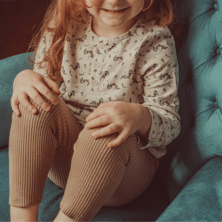 The Knit Legging - Golden