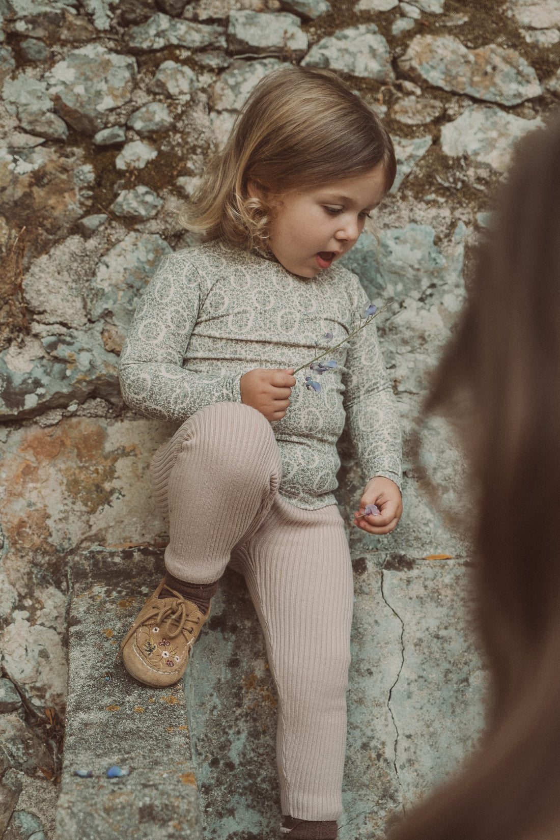 The Knit Legging - Mauve