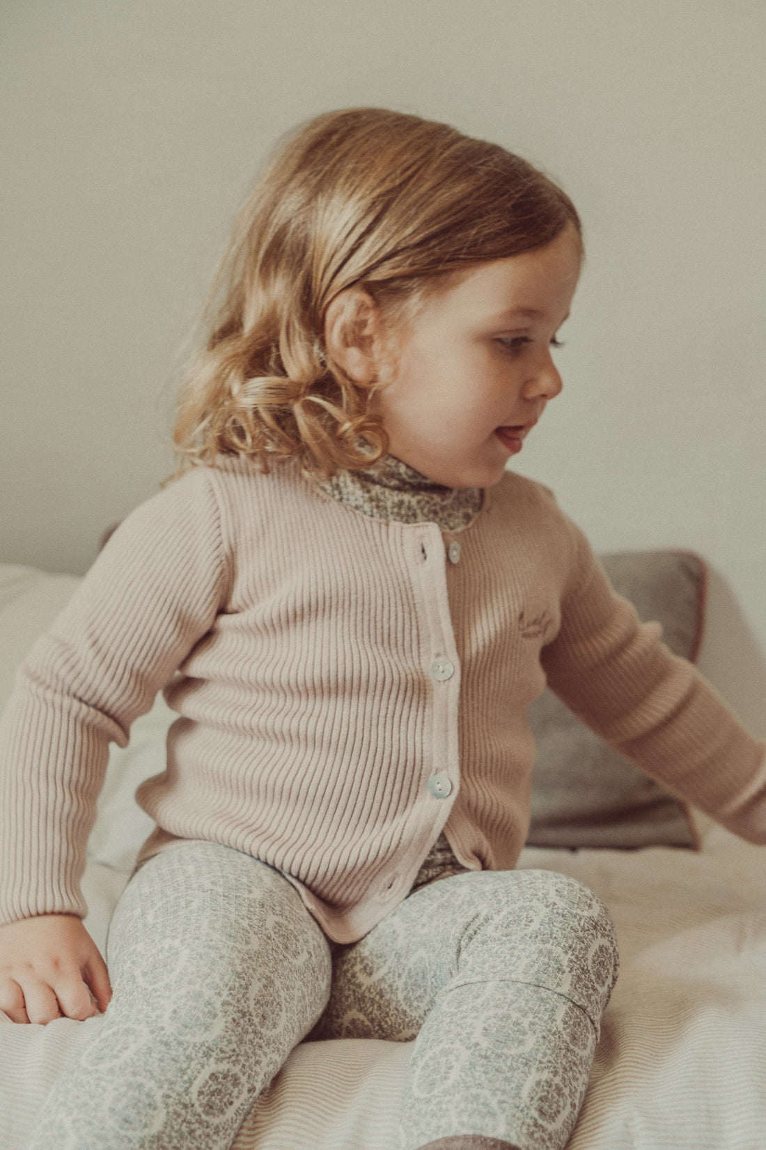The Knit Legging - Mauve