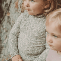 The Printed Turtleneck - Lila Floral