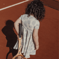 The Printed Short Sleeve Dress - Camellia