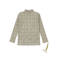 The Printed Turtleneck - Plaid