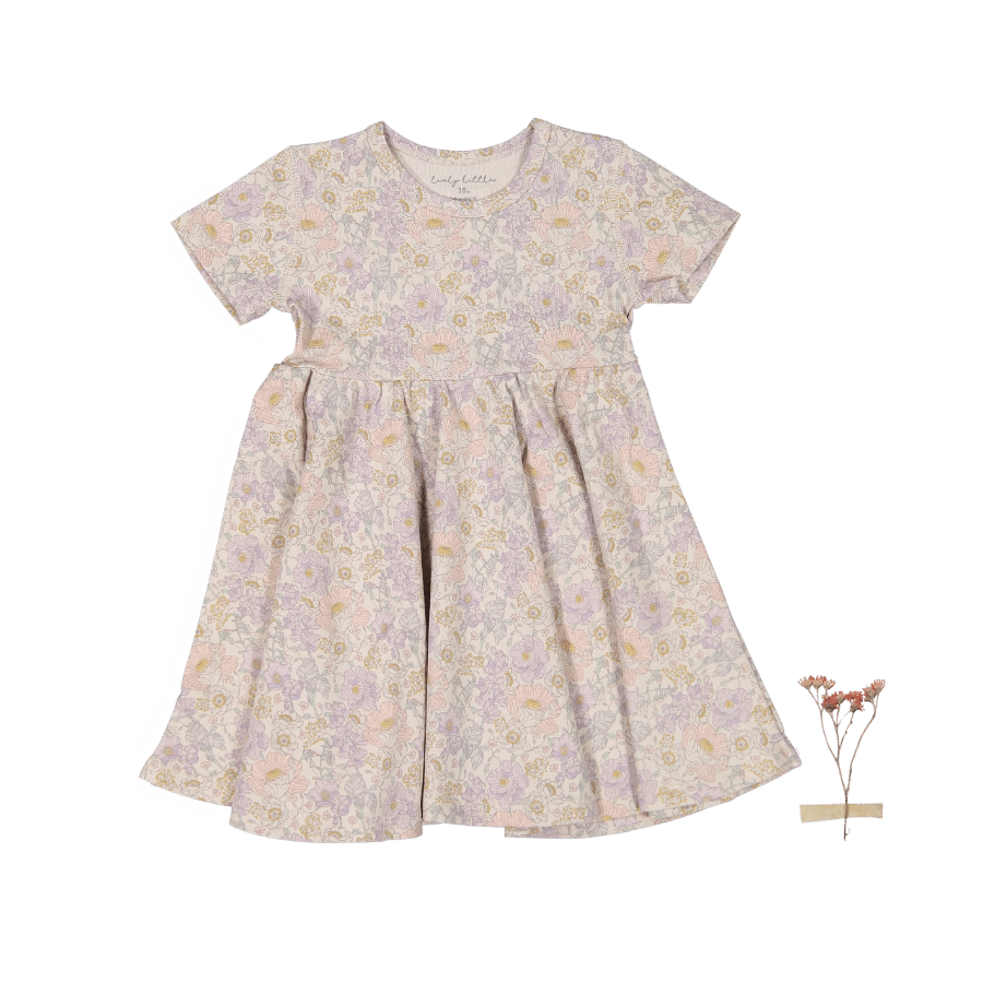 The Printed Short Sleeve Dress - Chloe