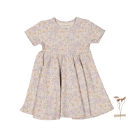 The Printed Short Sleeve Dress - Chloe