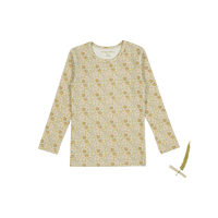 The Printed Long Sleeve Tee - Meadow