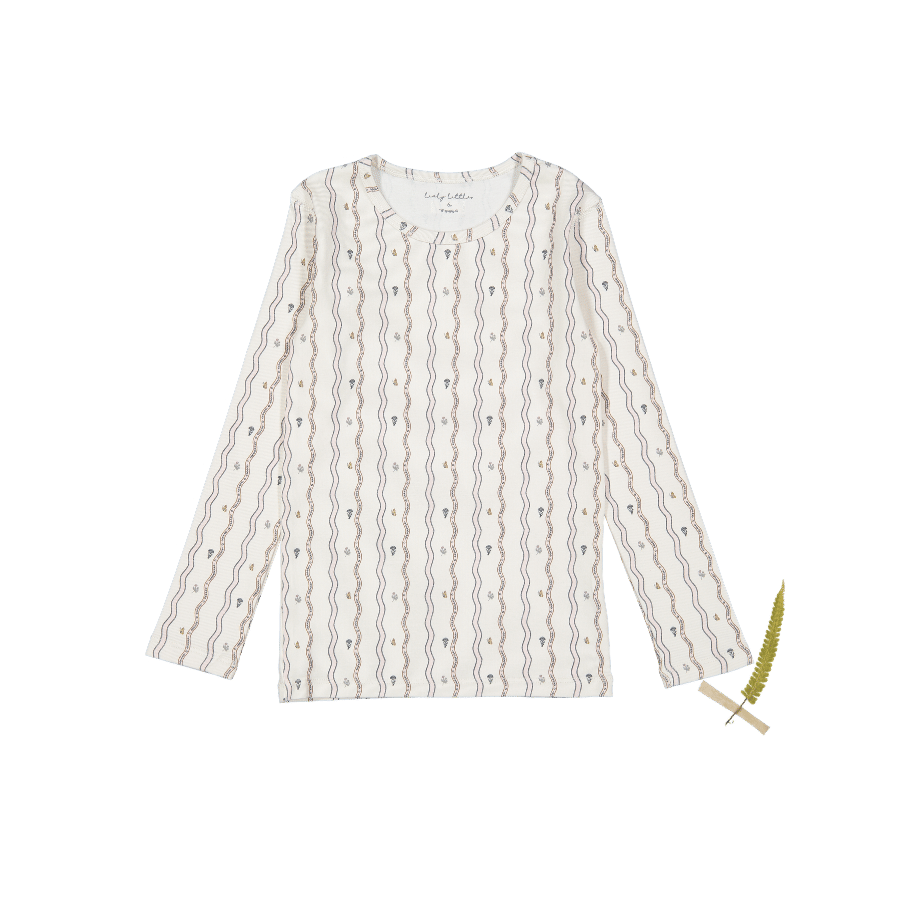 The Printed Long Sleeve Tee - Meri Flora