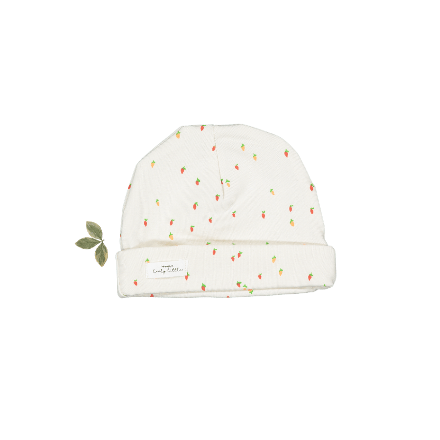 The Printed Hat - Raspberry Red