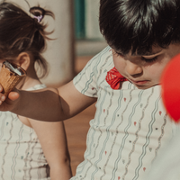 The Printed Pixie Bonnet - Meri Sea