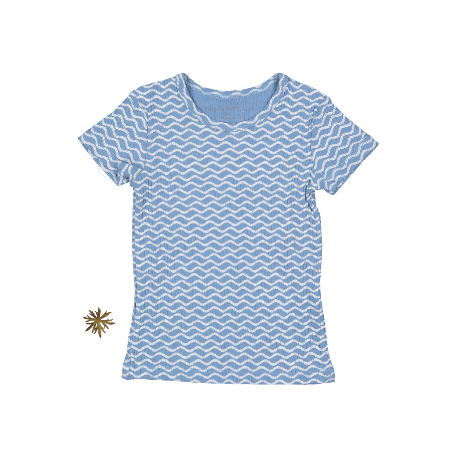 The Printed Short Sleeve Tee - Elsie Wave