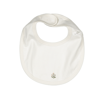 The Embroidered Bib - Zara Pink