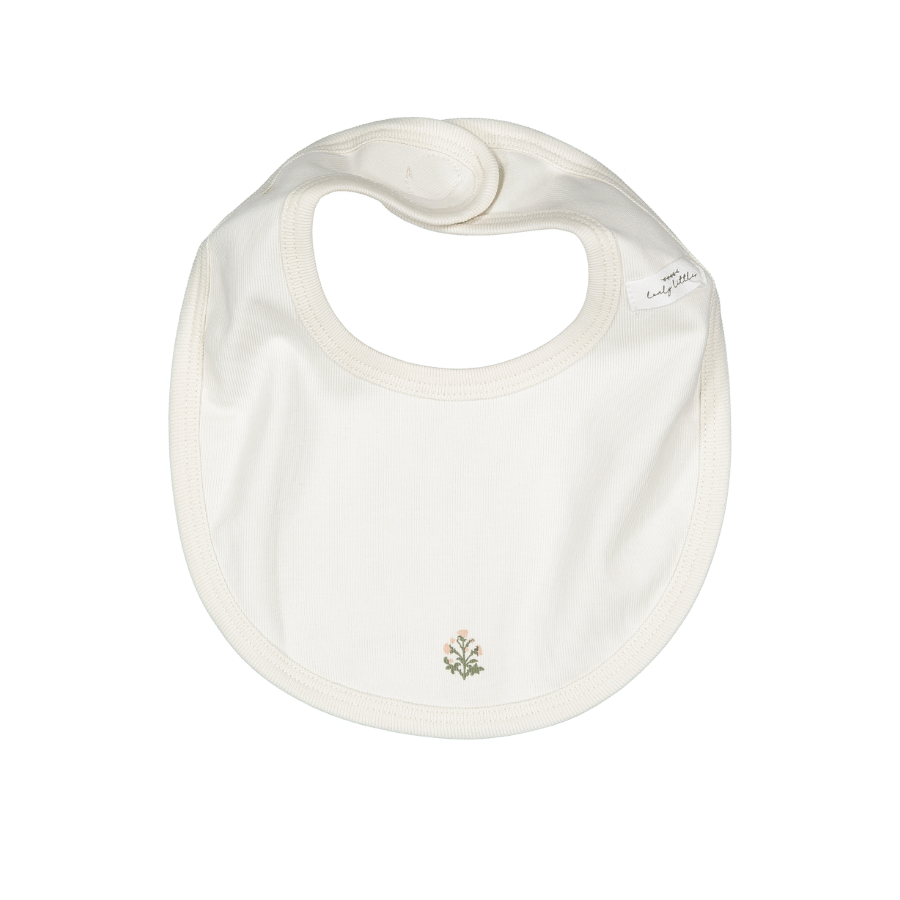 The Embroidered Bib - Zara Pink