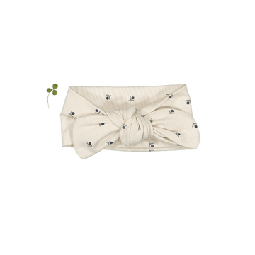 The Printed Headband - Mini Stitch Blue