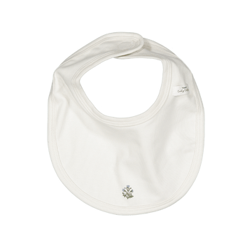 The Embroidered Bib - Zara  Blue