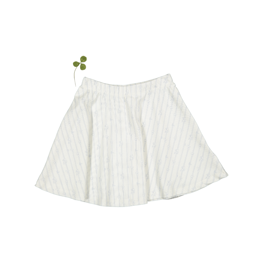 The Printed Skirt - Linear Leaf