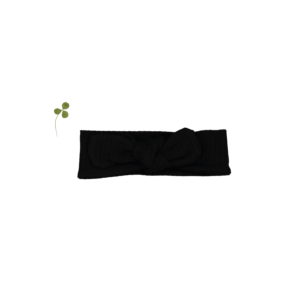 The Headband - Black Ribbed – Lovely Littles