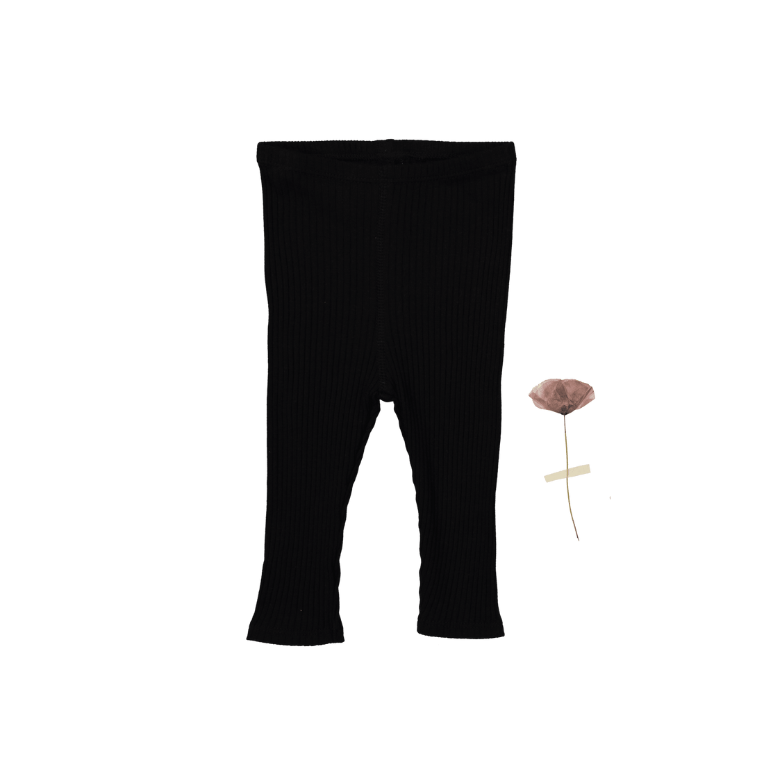 The Legging - Black Ribbed