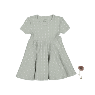The Printed Short Sleeve Dress - Anchor
