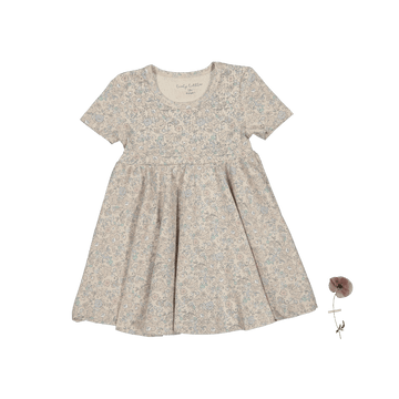 The Printed Short Sleeve Dress - Elise