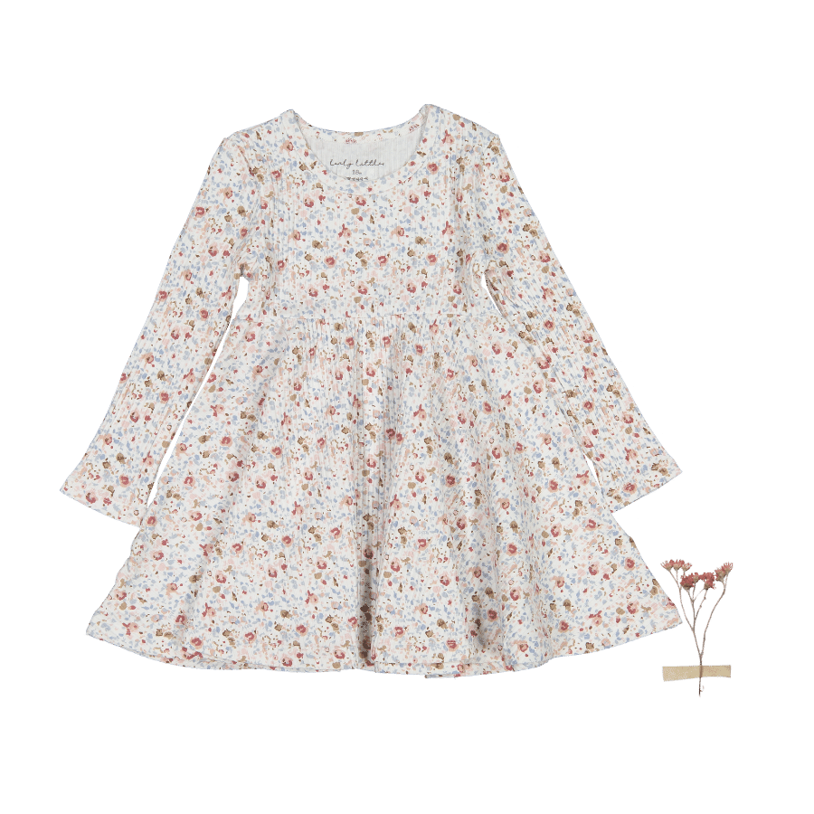 The Printed Long Sleeve Dress - Evelyn – Lovely Littles