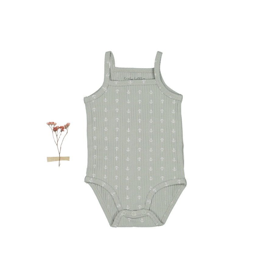 The Printed Tank Onesie - Anchor