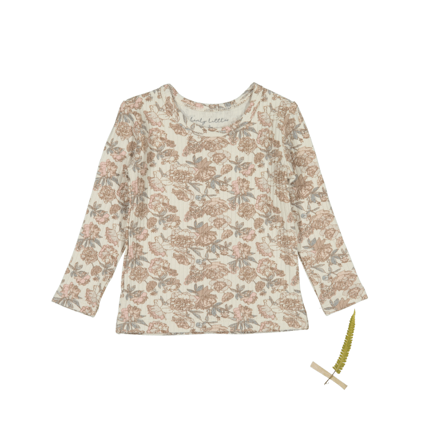 The Printed Long Sleeve Tee - Delilah – Lovely Littles