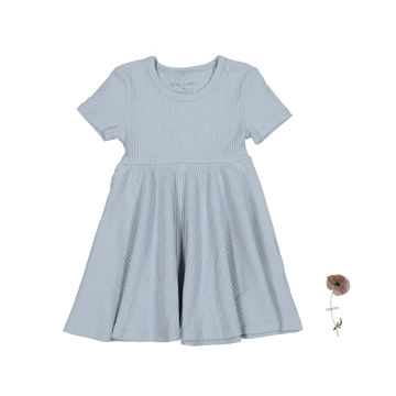 The Short Sleeve Dress -  Blue