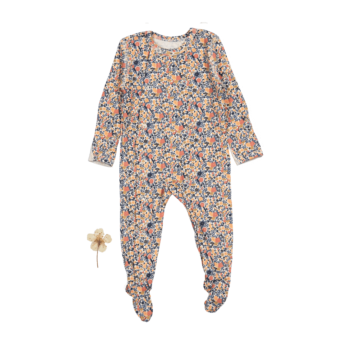 The Printed Snap Romper - Autumn Floral