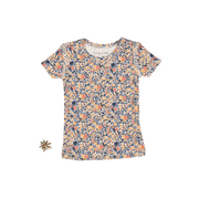 The Printed Short Sleeve Tee - Autumn Floral