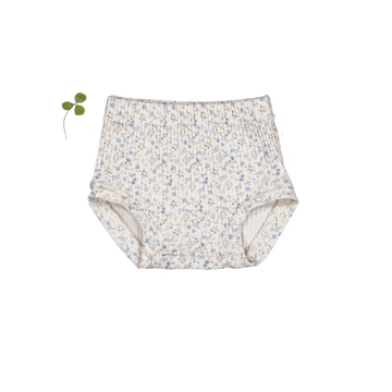 The Printed Bloomer - Dusty Blue Floral