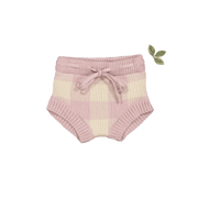 The Gingham Knit Bloomer - Mauve