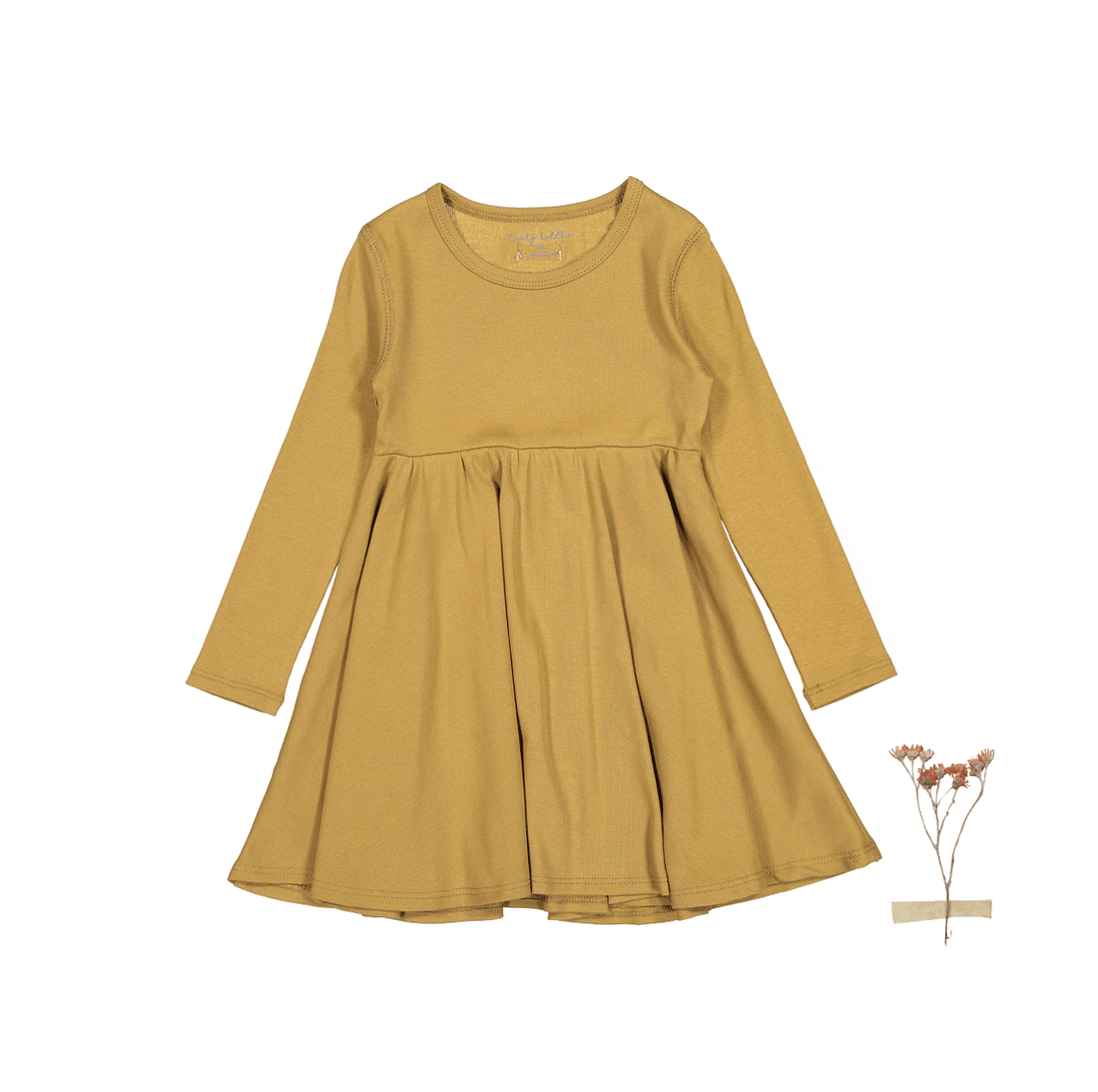 The Long Sleeve Dress - Golden