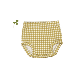 The Printed Bloomer - Golden Gingham