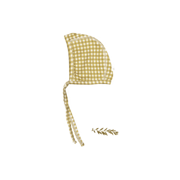 The Printed Bonnet - Golden Gingham