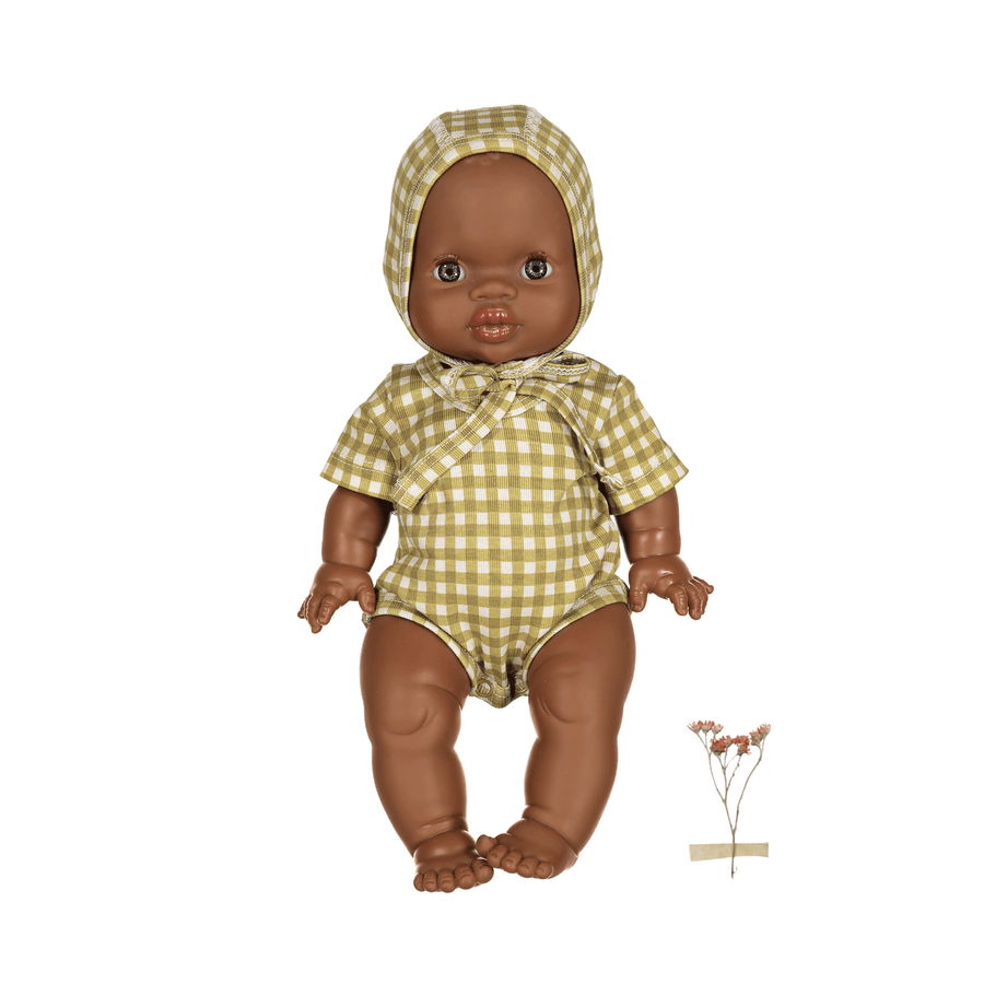 The Printed Doll Clothes - Golden Gingham