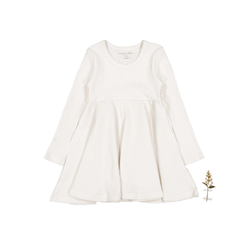 The Long Sleeve Dress - Pearl