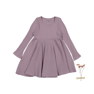 The Long Sleeve Dress - Violet