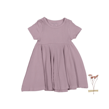 The Short Sleeve Dress - Violet