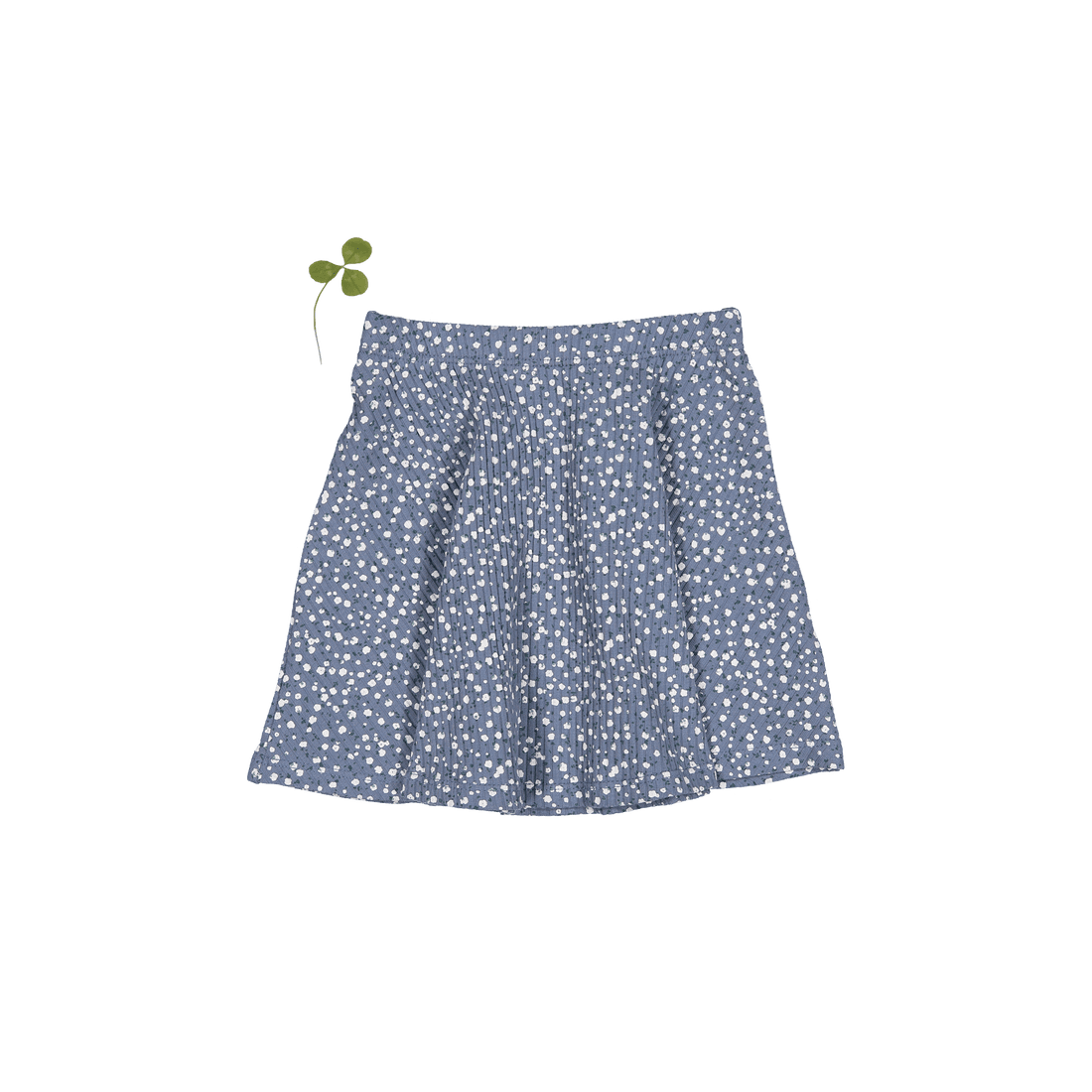 The Printed Skirt - Midnight Bud