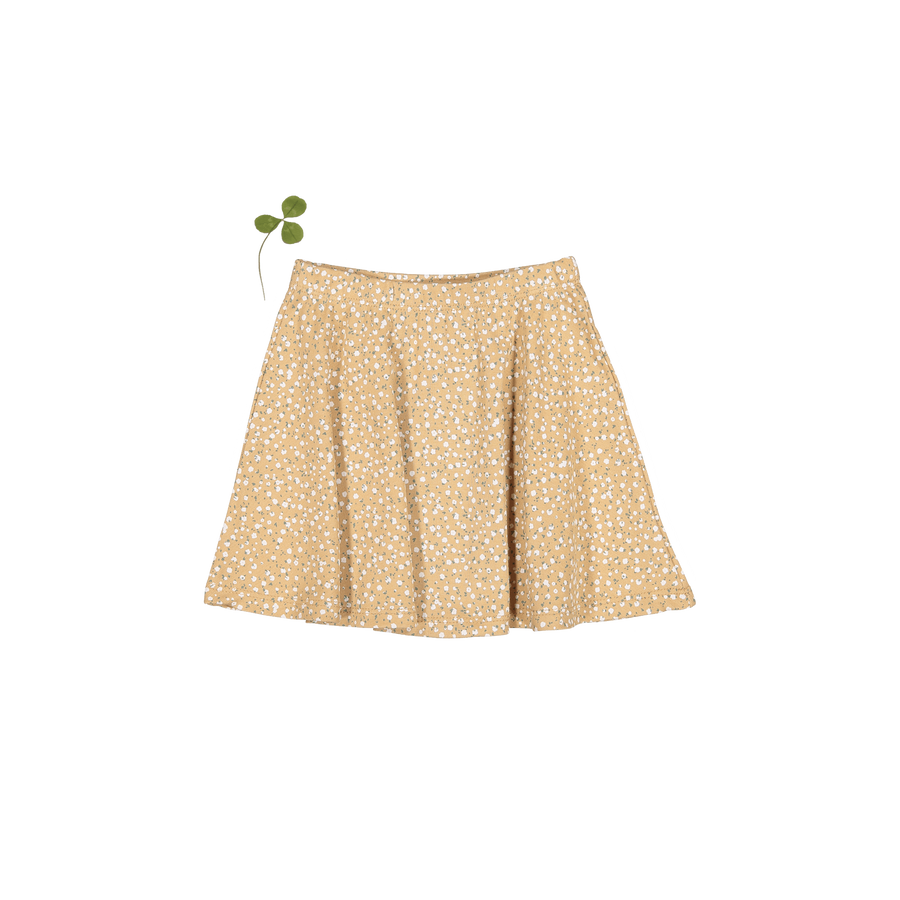 The Printed Skirt - Tan Bud