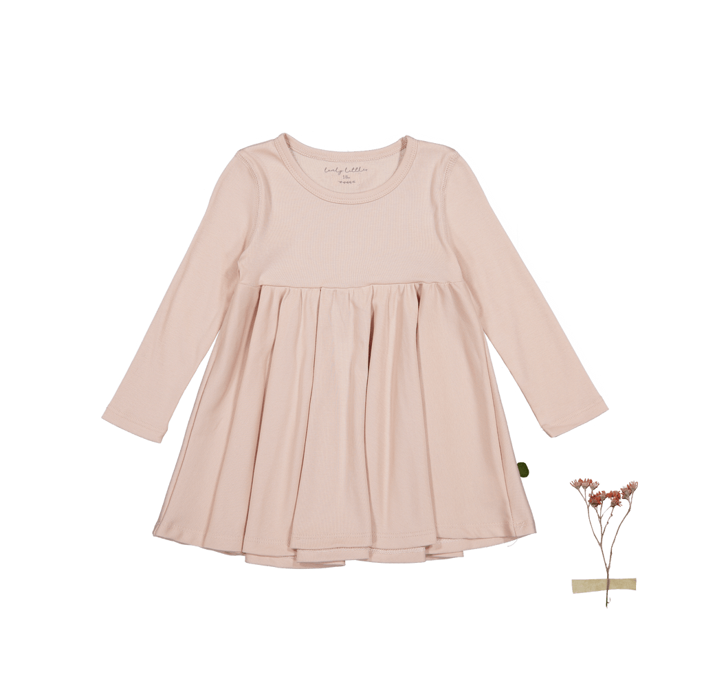 The Long Sleeve Dress - Blush