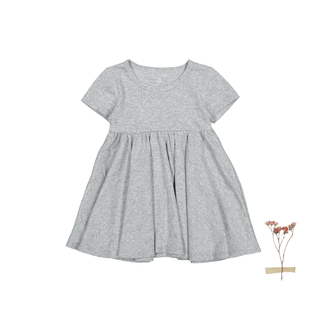 The Short Sleeve Dress - Heather