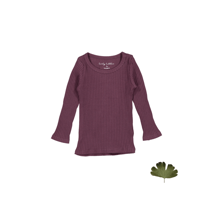 The Long Sleeve Tee - Mulberry