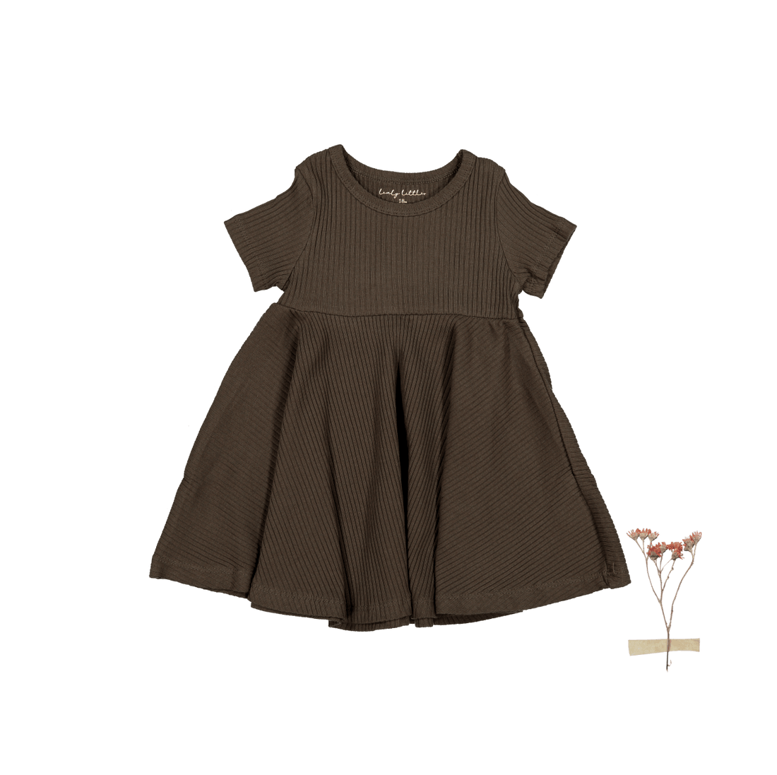 The Short Sleeve Dress - Cocoa
