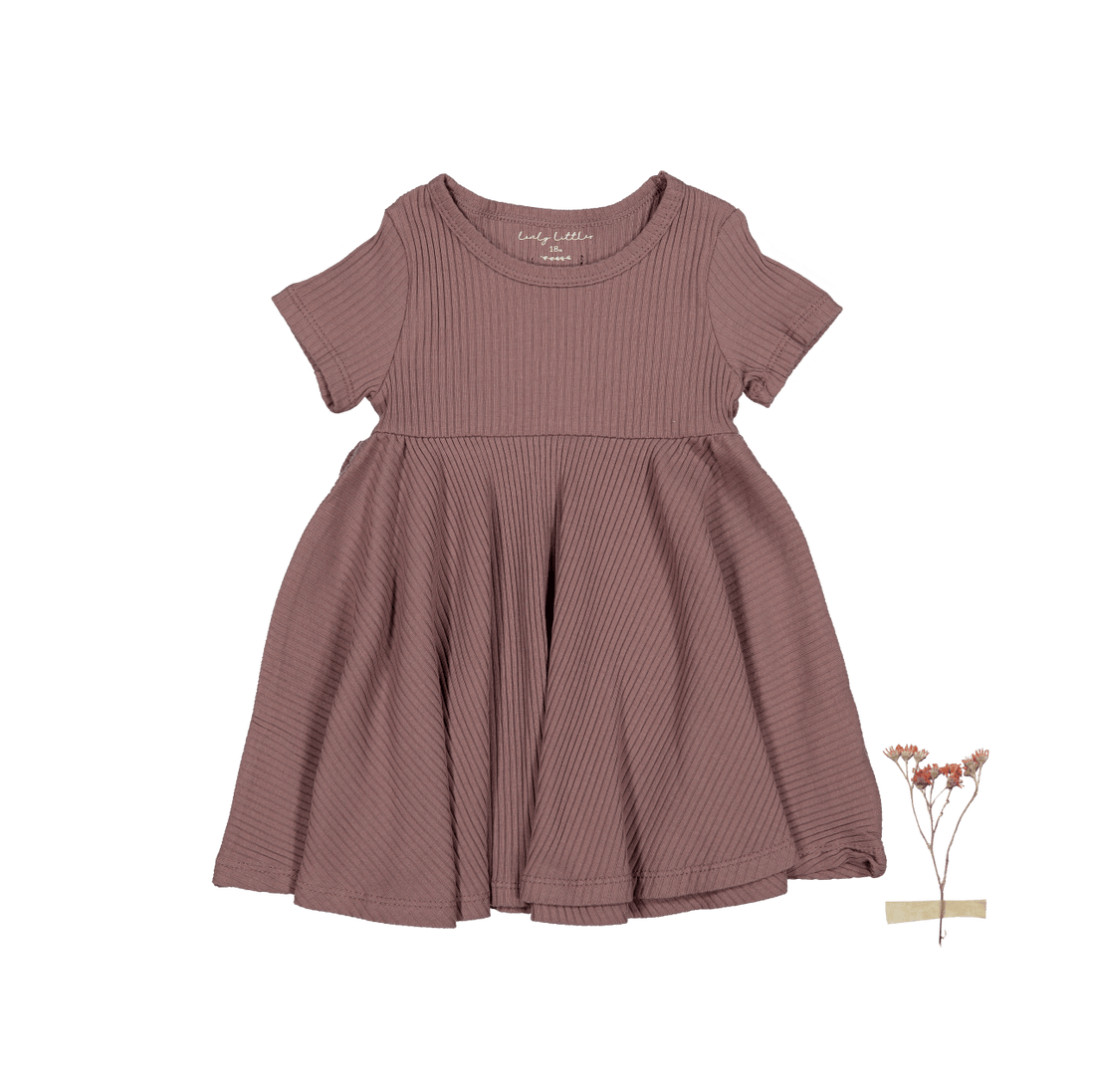 The Short Sleeve Dress - Mink