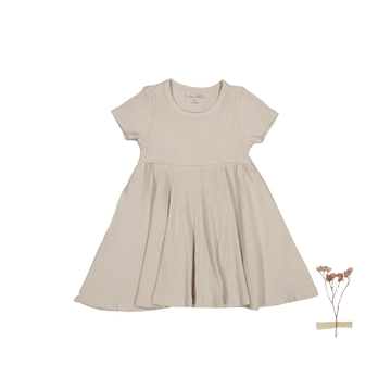 The Short Sleeve Dress - Sand