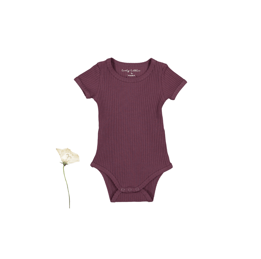 The Short Sleeve Onesie - Mulberry