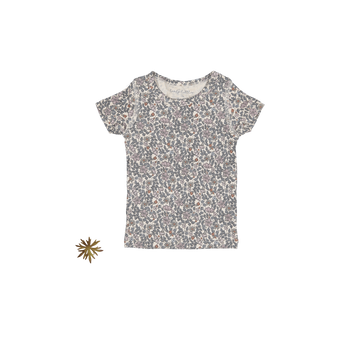 The Printed Short Sleeve Tee - Floral Cotton