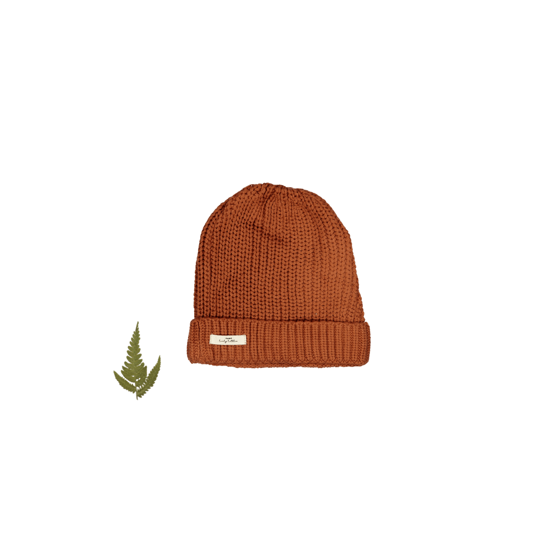 The Chunky Knit Hat - Caramel