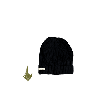 The Chunky Knit Hat - Black