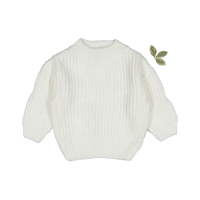 The Chunky Knit Sweater - White